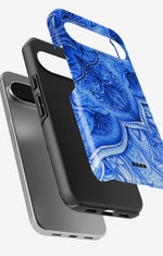 Google Pixel 9 Tough Case – Blue Vintage - View 3