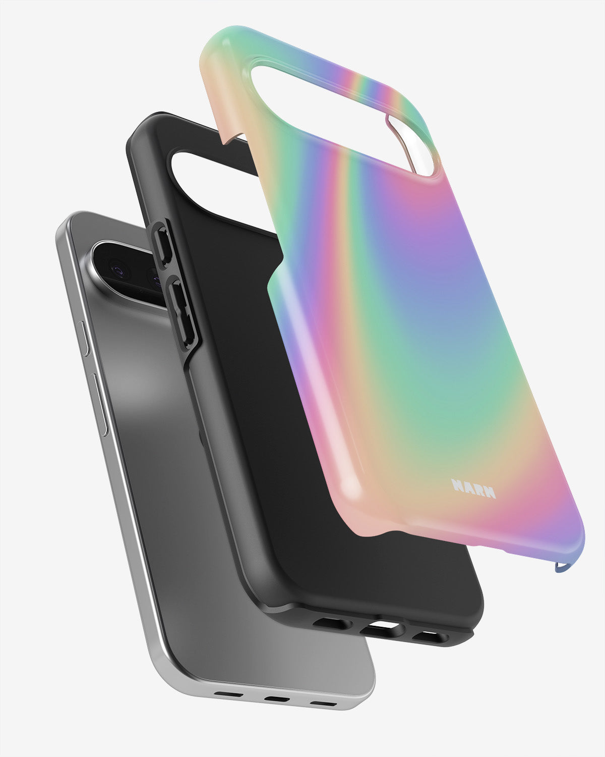 Google Pixel 9 Tough Case – Rainbow Haze - View 3