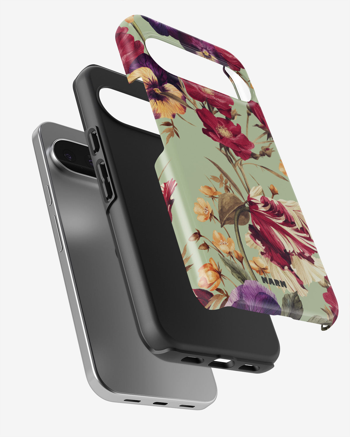 Google Pixel 9 Tough Case – Pansy Pansy - View 3