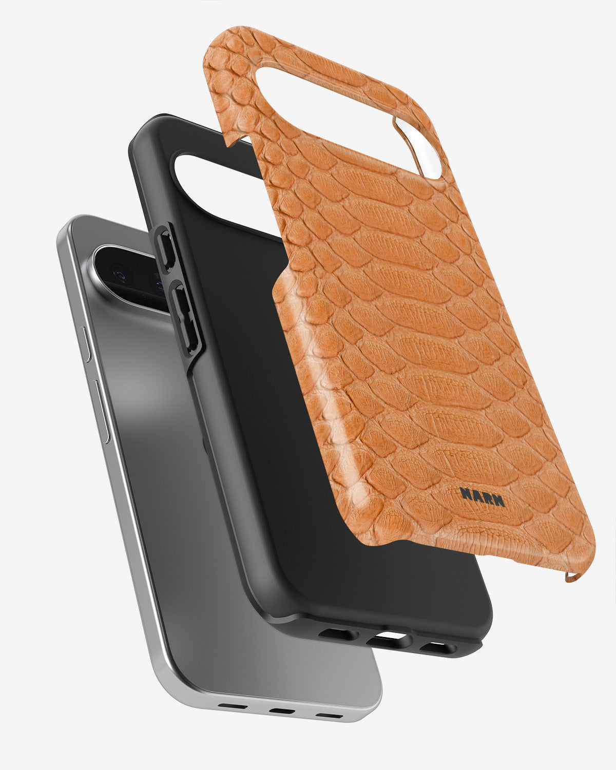 Google Pixel 9 Tough Case – Orange Snake - View 3