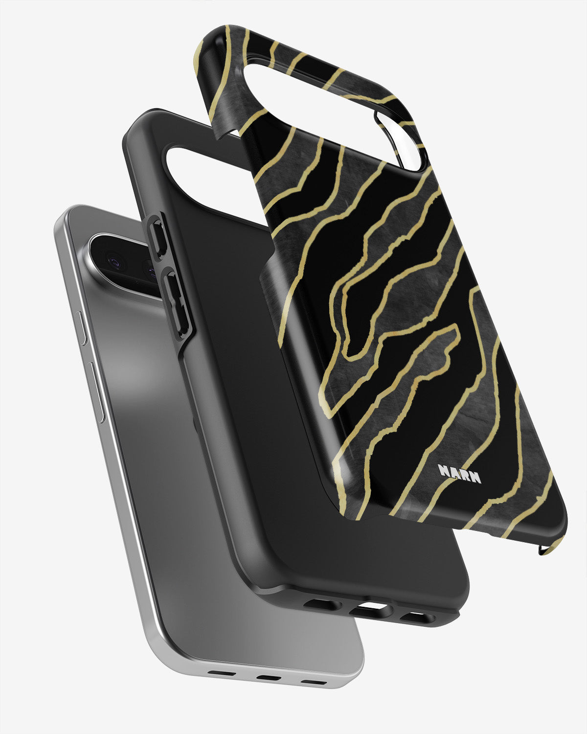 Google Pixel 9 Tough Case – Golden Zebra - View 3