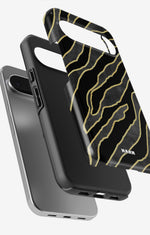 Google Pixel 9 Tough Case – Golden Zebra - View 3