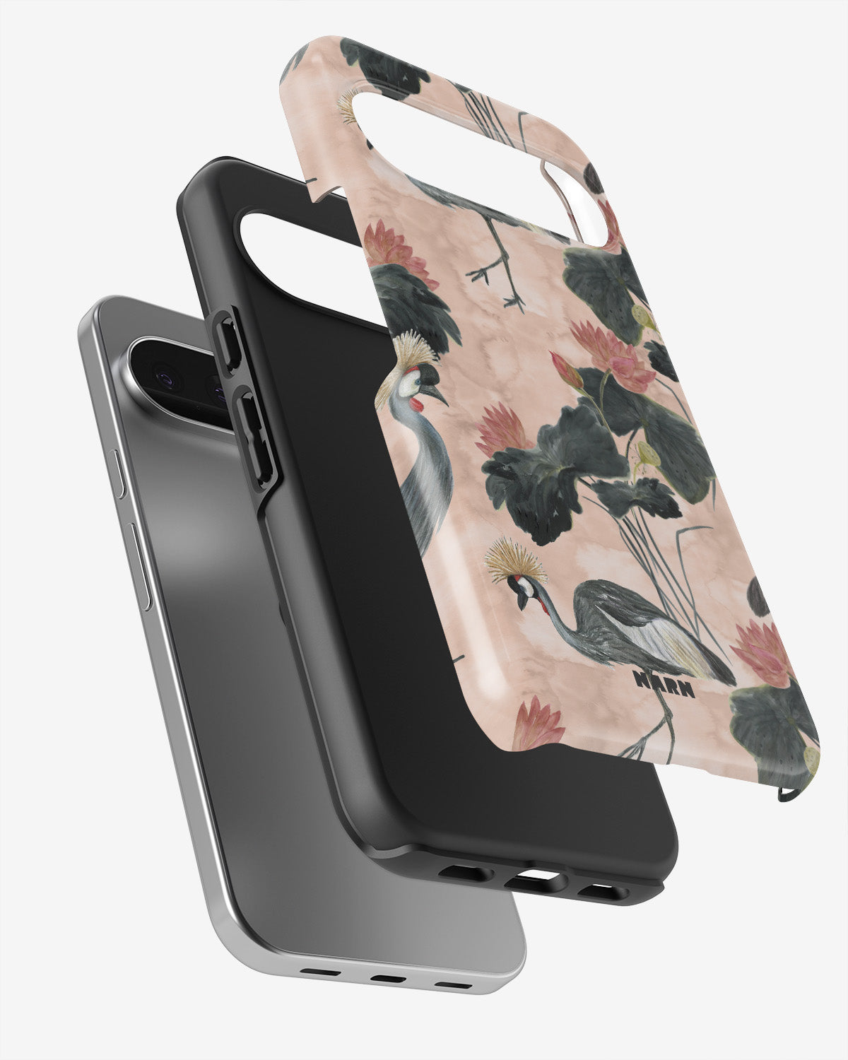 Google Pixel 9 Tough Case – Crowned Bird - View 3