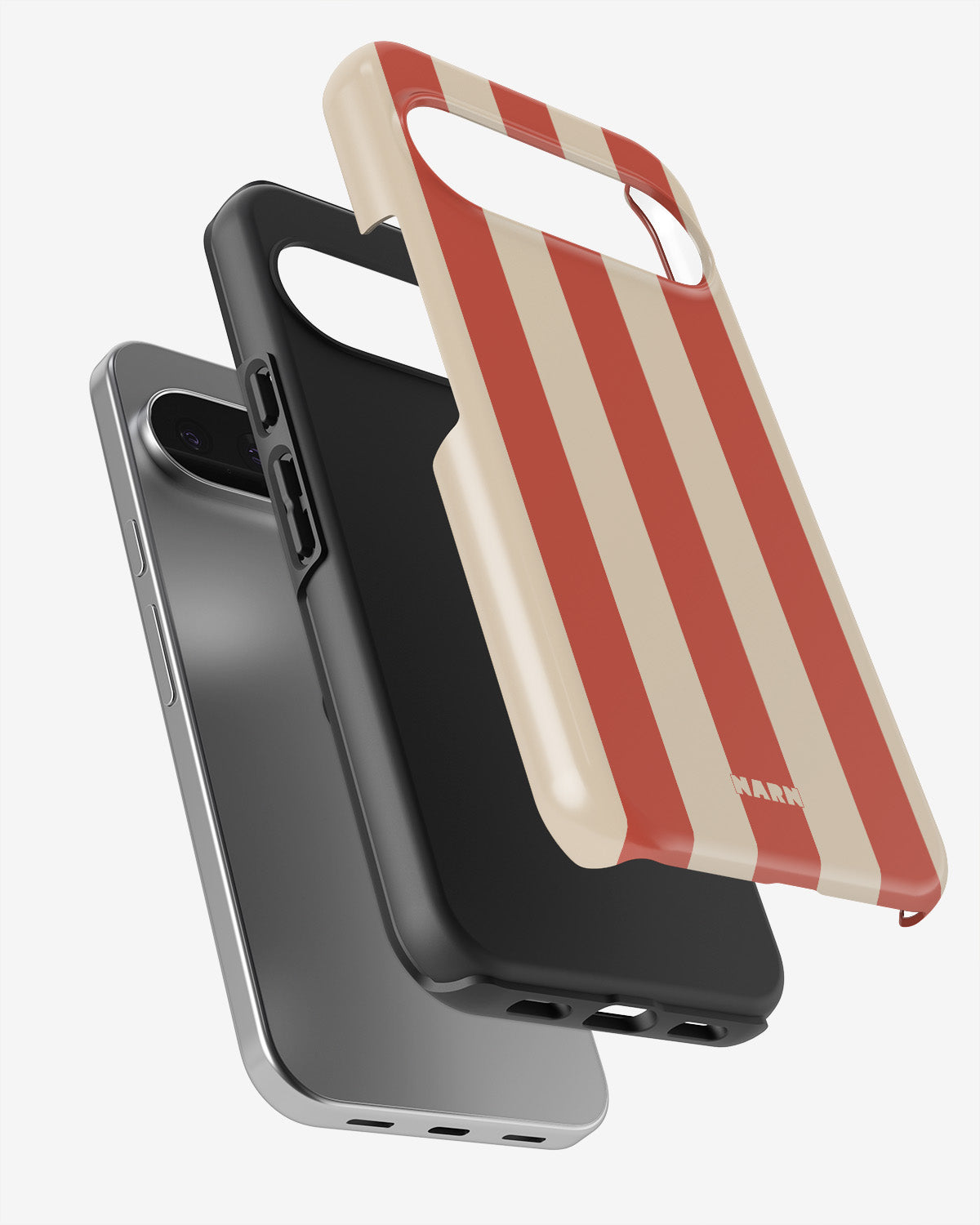 Google Pixel 9 Tough Case – Sunset Stripes - View 3