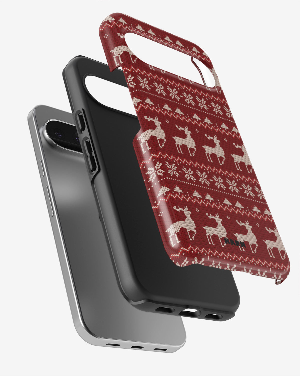 Google Pixel 9 Tough Case – Reindeer Knit - View 3