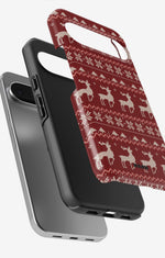 Google Pixel 9 Tough Case – Reindeer Knit - View 3
