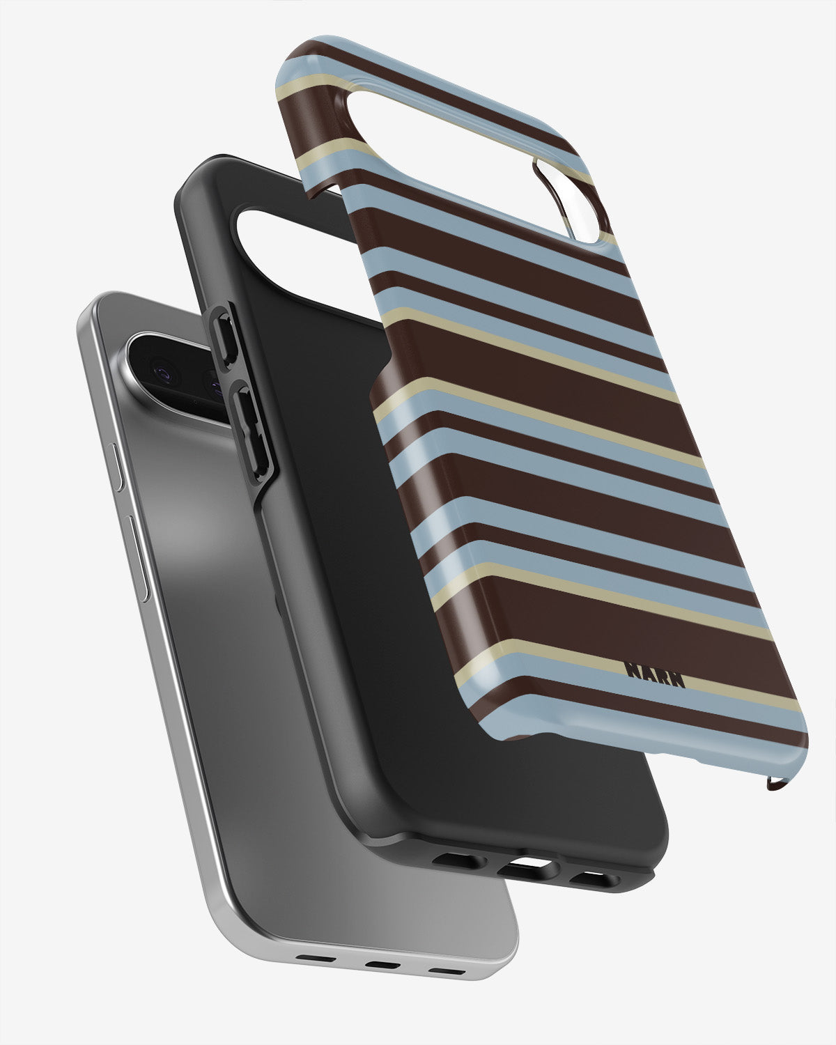 Google Pixel 9 Tough Case – Latte Lines - View 3