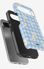 Google Pixel 9 Tough Case – Blue Daisies - View 3