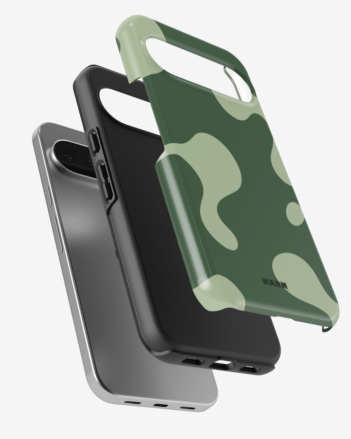 Google Pixel 9 Tough Case – Green Blend - View 3
