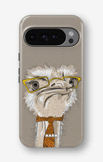 Google Pixel 9 Pro Tough Case – Hipster Ostrich - View 1