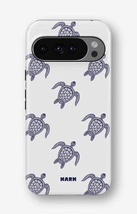 Google Pixel 9 Pro Tough Case – Blue Turtles - View 1