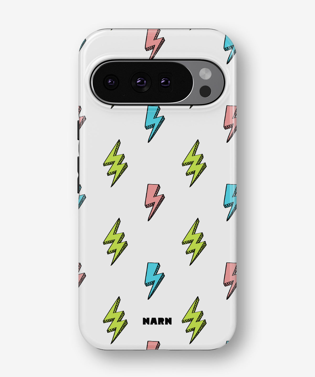 Google Pixel 9 Pro Tough Case – Lightning Bolts - View 1