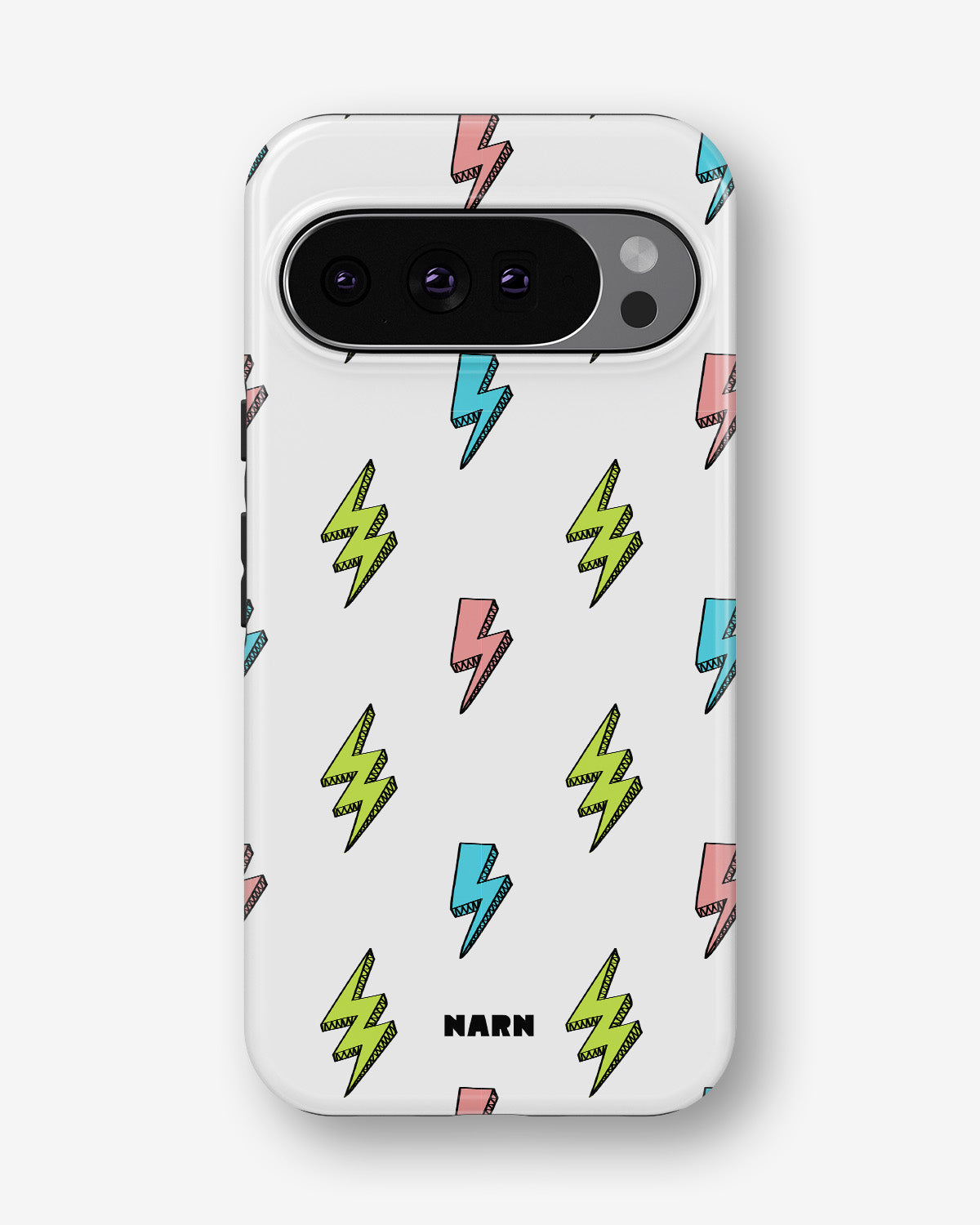 Google Pixel 9 Pro Tough Case – Lightning Bolts - View 1