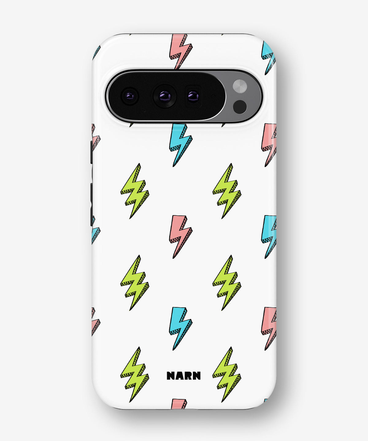 Google Pixel 9 Pro Tough Case – Lightning Bolts - View 1