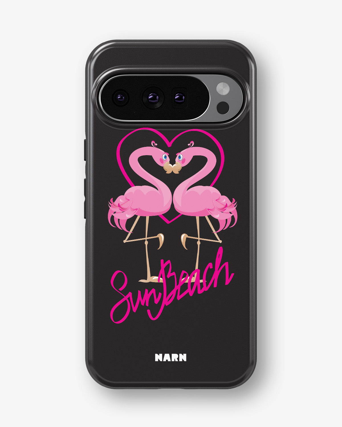 Google Pixel 9 Pro Tough Case – Beach Flamingo - View 1
