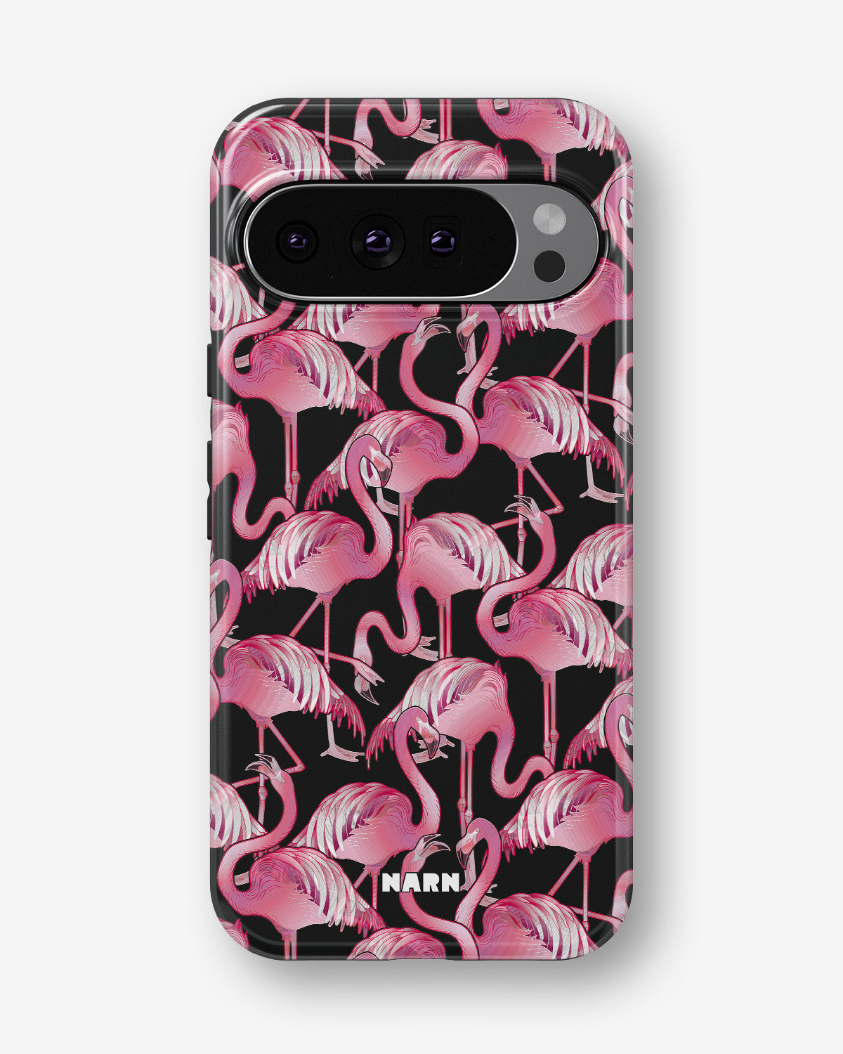 Google Pixel 9 Pro Tough Case – Flamingos - View 1