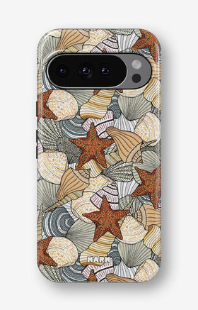 Google Pixel 9 Pro Tough Case – Sea Shells - View 1