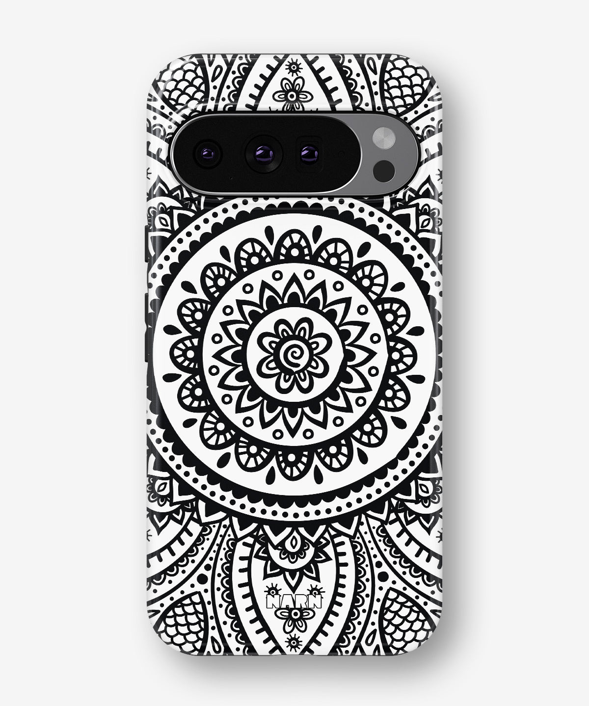 Google Pixel 9 Pro Tough Case – Henna Mandala - View 1