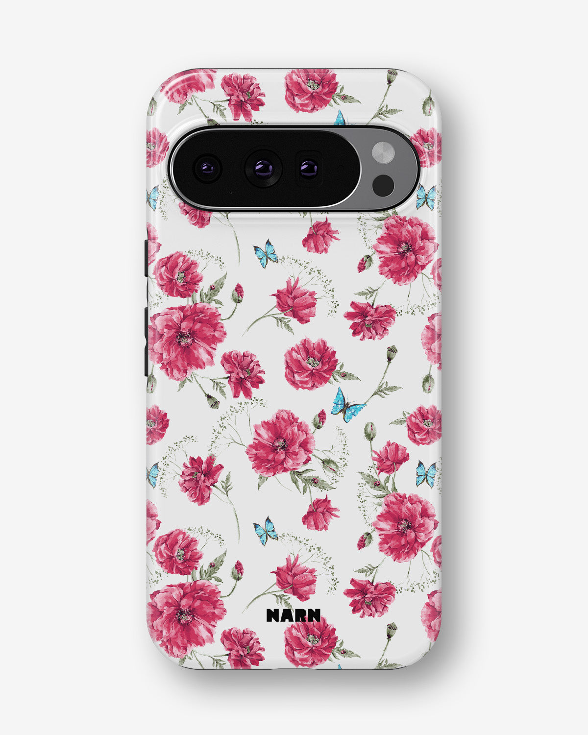 Google Pixel 9 Pro Tough Case – Poppies in Bloom - View 1