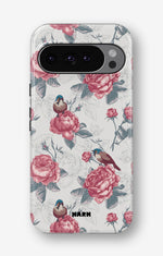 Google Pixel 9 Pro Tough Case – Birds Among Roses - View 1