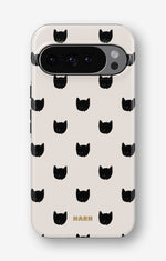 Google Pixel 9 Pro Tough Case – Kitty Dots - View 1