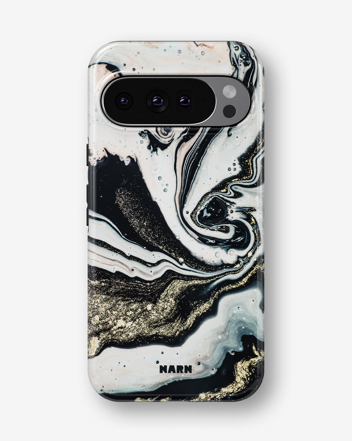Google Pixel 9 Pro Tough Case – Golden Swirl - View 1