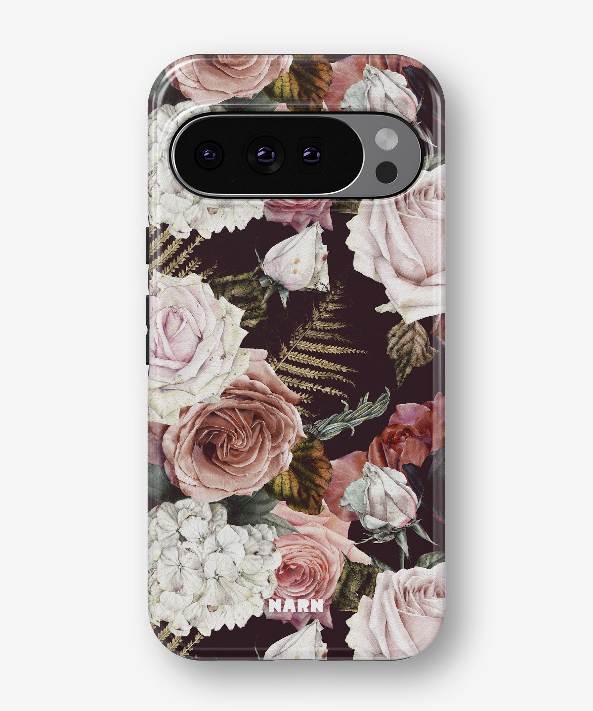 Google Pixel 9 Pro Tough Case – Midnight Roses - View 1
