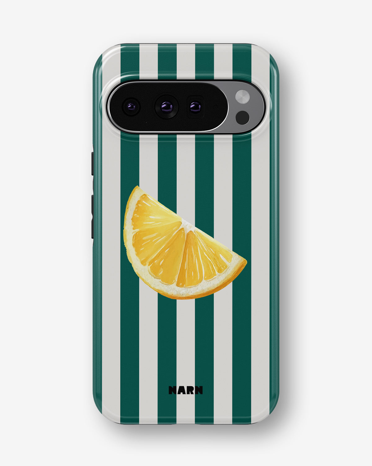Google Pixel 9 Pro Tough Case – Lemon Stripes - View 1
