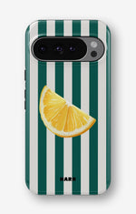 Google Pixel 9 Pro Tough Case – Lemon Stripes - View 1