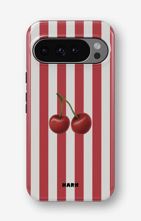 Google Pixel 9 Pro Tough Case – Cherry Stripes - View 1
