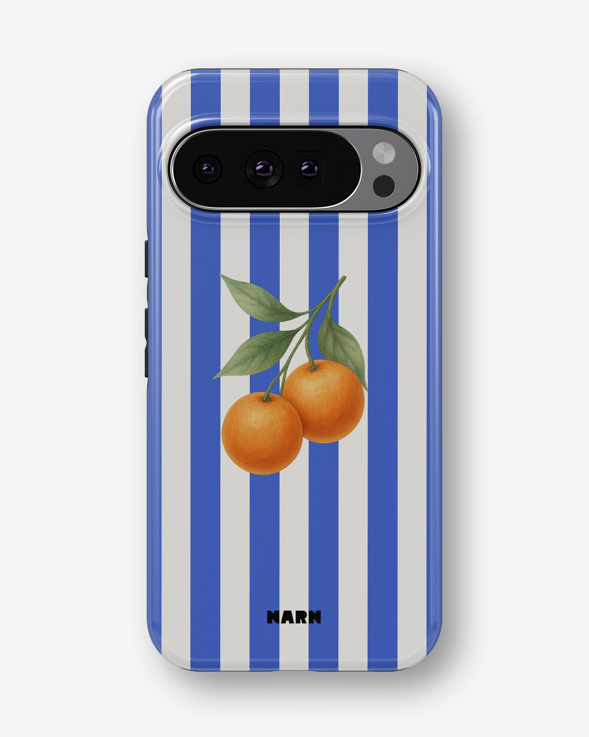 Google Pixel 9 Pro Tough Case – Orange Stripes - View 1