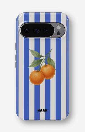 Google Pixel 9 Pro Tough Case – Orange Stripes - View 1