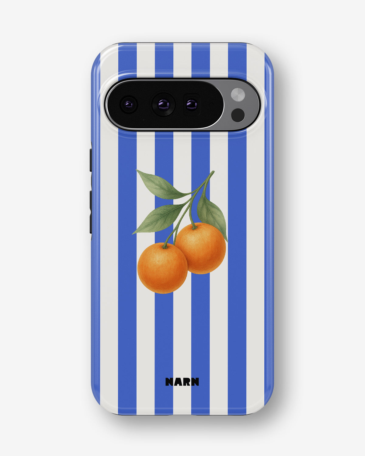 Google Pixel 9 Pro Tough Case – Orange Stripes - View 1