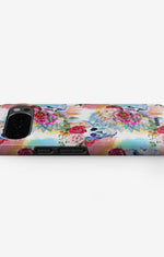 Google Pixel 9 Pro Tough Case – Flowered Skulls - View 2