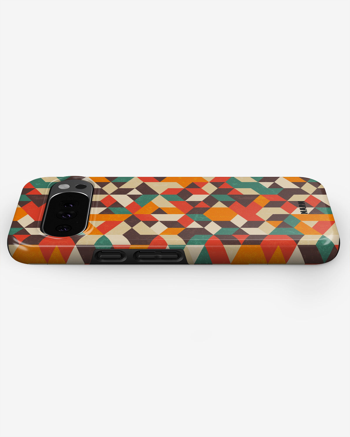 Google Pixel 9 Pro Tough Case – Retro Geometric - View 2