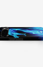 Google Pixel 9 Pro Tough Case – Blue Flames Dragon - View 2