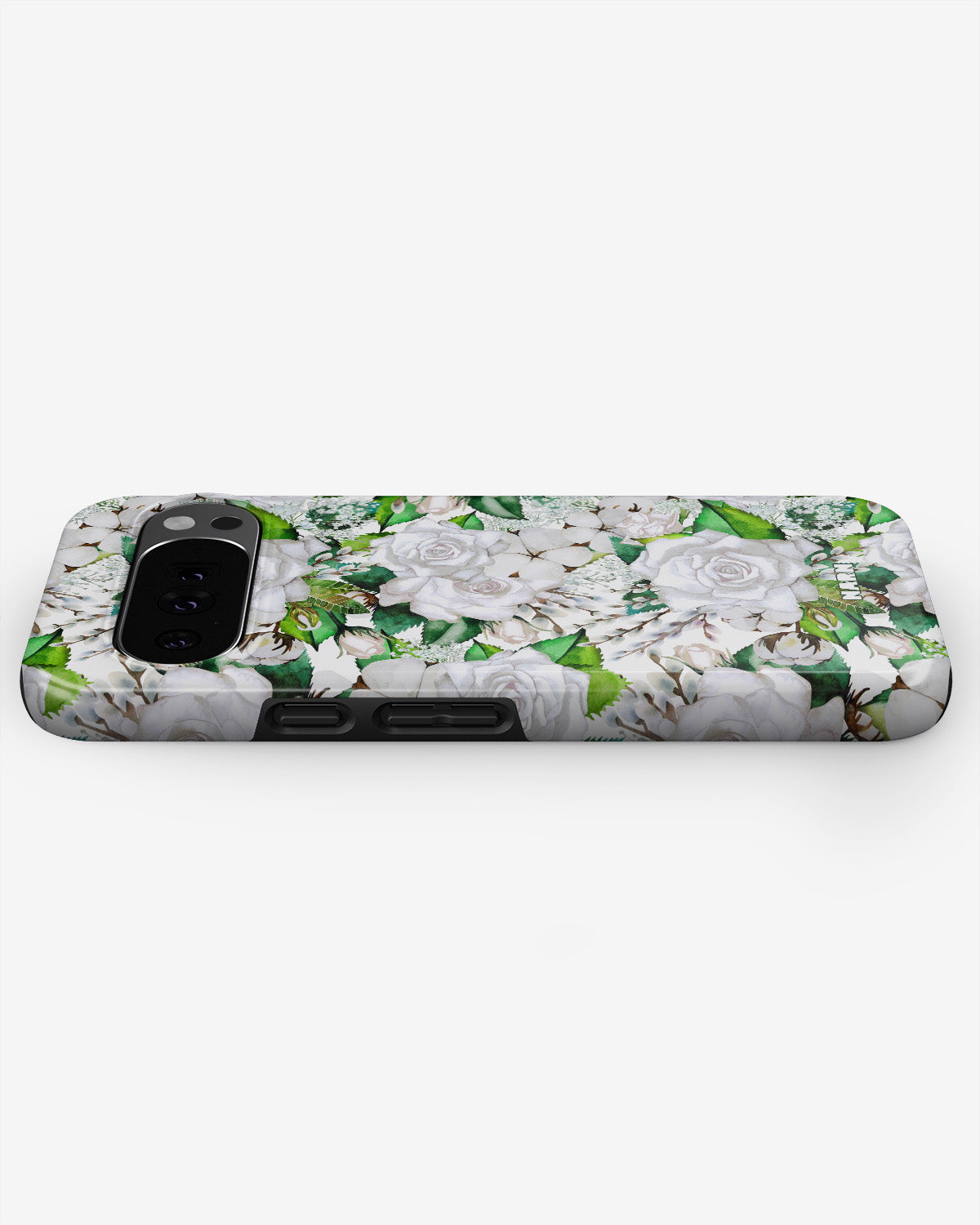 Google Pixel 9 Pro Tough Case – White Bloom - View 2