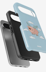 Google Pixel 9 Pro Tough Case – Dreamy Pig - View 3