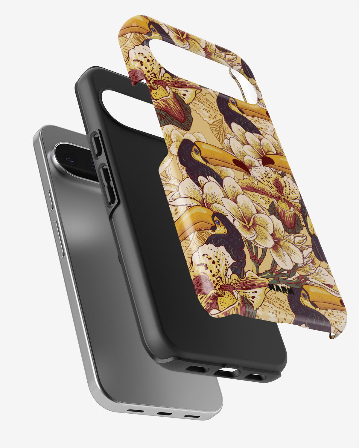 Google Pixel 9 Pro Tough Case – Toucans - View 3