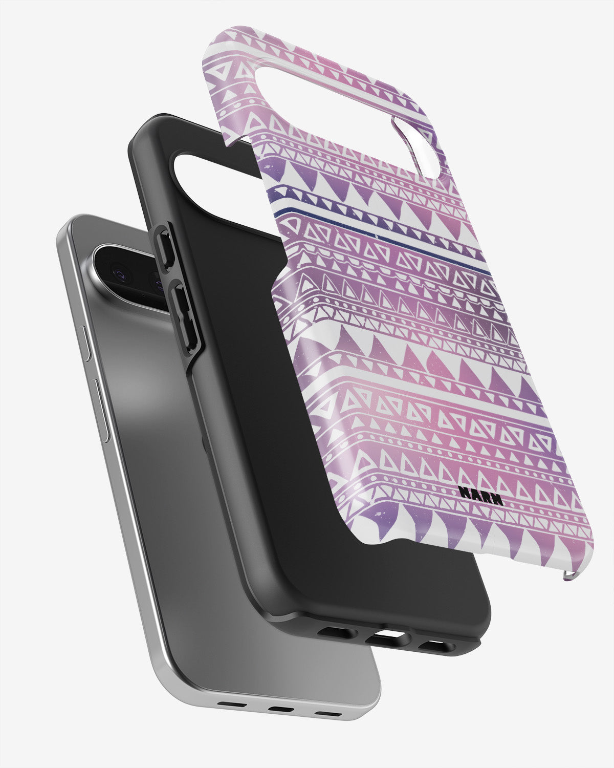 Google Pixel 9 Pro Tough Case – Purple Aztec - View 3