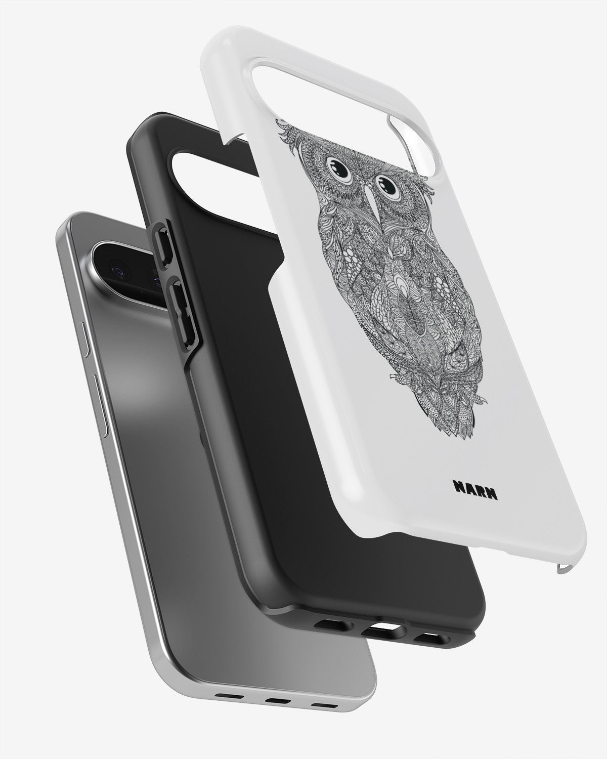 Google Pixel 9 Pro Tough Case – Owl - View 3