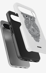 Google Pixel 9 Pro Tough Case – Owl - View 3