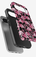 Google Pixel 9 Pro Tough Case – Flamingos - View 3