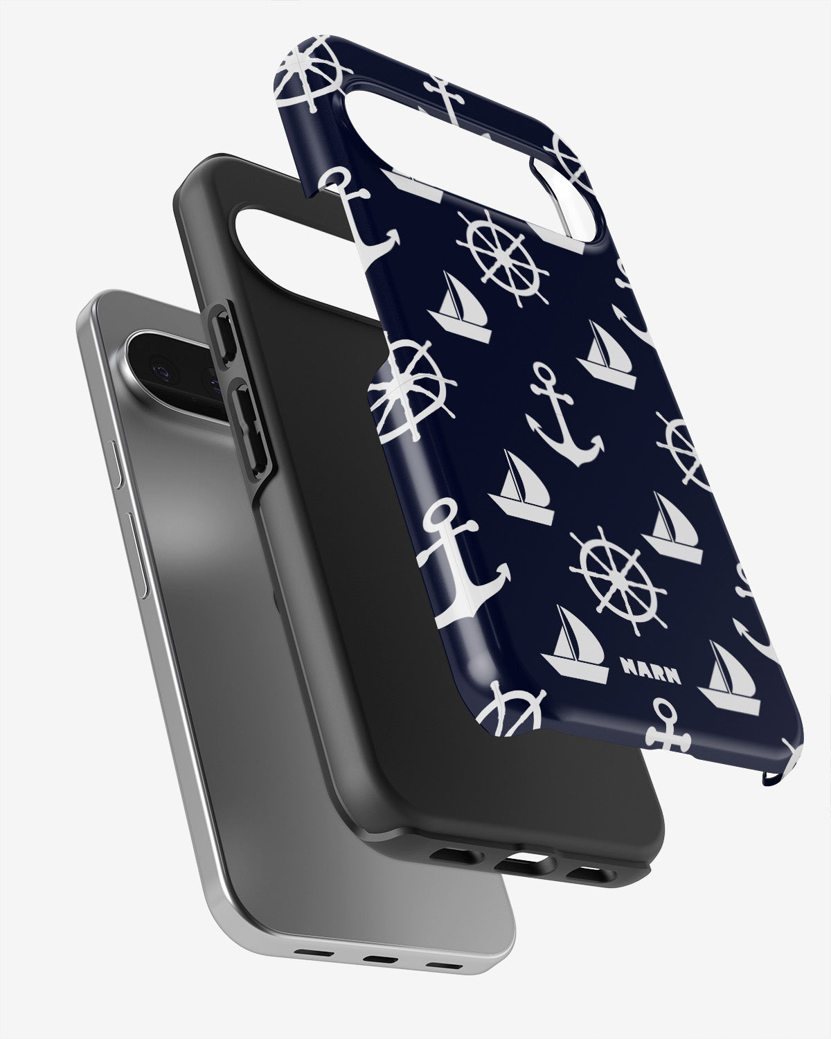 Google Pixel 9 Pro Tough Case – Deep Blue Voyage - View 3