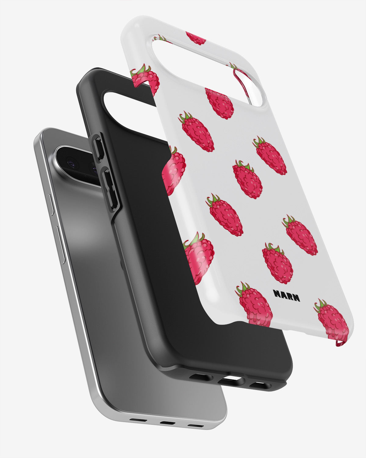 Google Pixel 9 Pro Tough Case – Raspberry Bliss - View 3