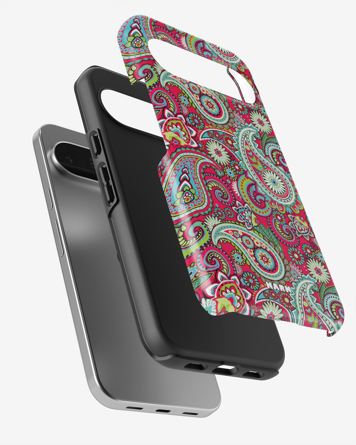 Google Pixel 9 Pro Tough Case – Paisley Paradise - View 3