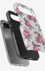 Google Pixel 9 Pro Tough Case – Birds Among Roses - View 3
