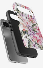 Google Pixel 9 Pro Tough Case – Watercolor Flowers - View 3