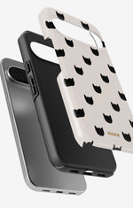 Google Pixel 9 Pro Tough Case – Kitty Dots - View 3
