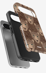 Google Pixel 9 Pro Tough Case – Leopard Gaze - View 3